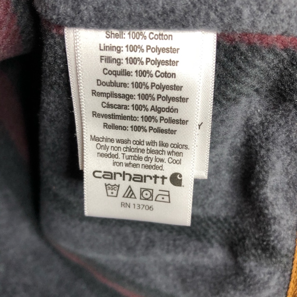 Carhartt Full Swing Fleece Lined Canvas Chore Coat - Picture 6 of 8
